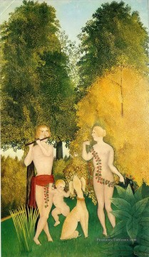  henri - le Quatuor heureux 1902 Henri Rousseau post impressionnisme Naive primitivisme